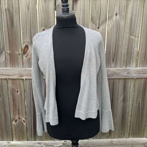 J. Crew Sweaters - J. Crew bell sleeve gray sweater, size medium